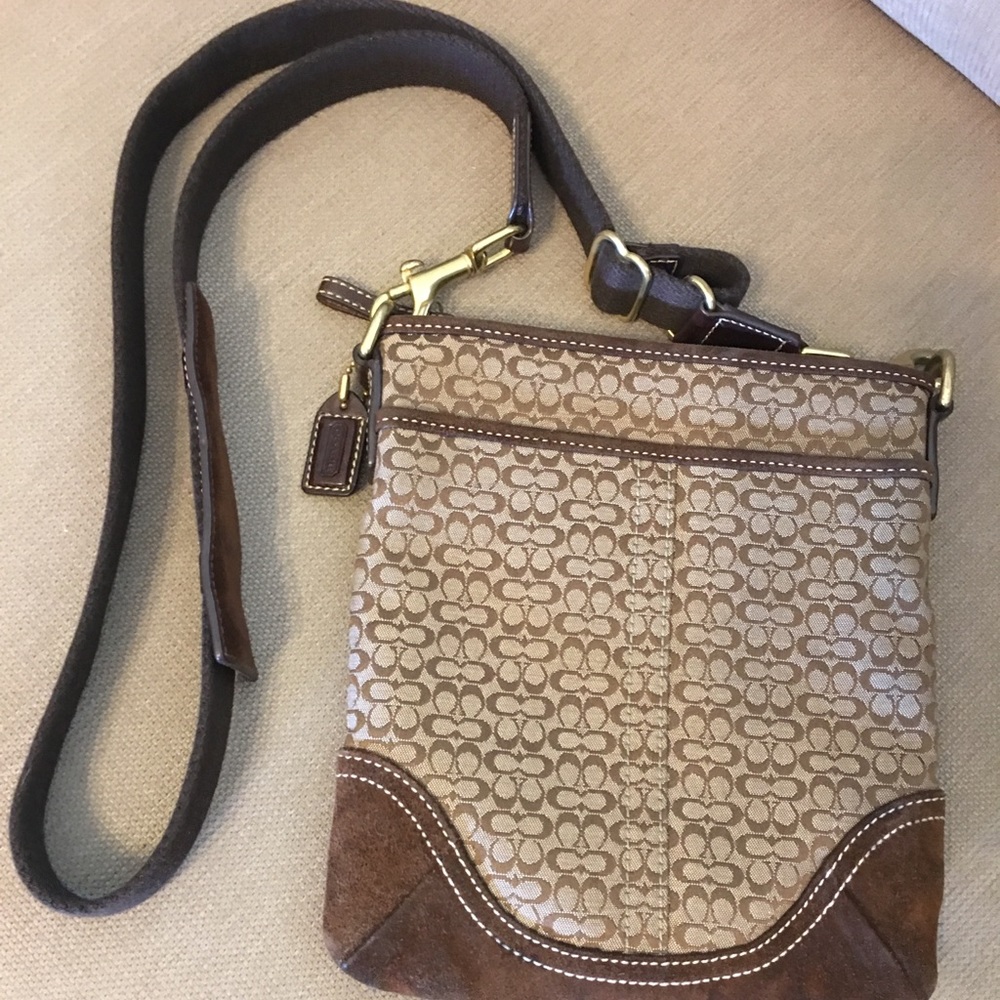 Brown Coach Crossbody